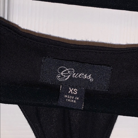 Swoop neck dressy black top - Picture 3 of 4